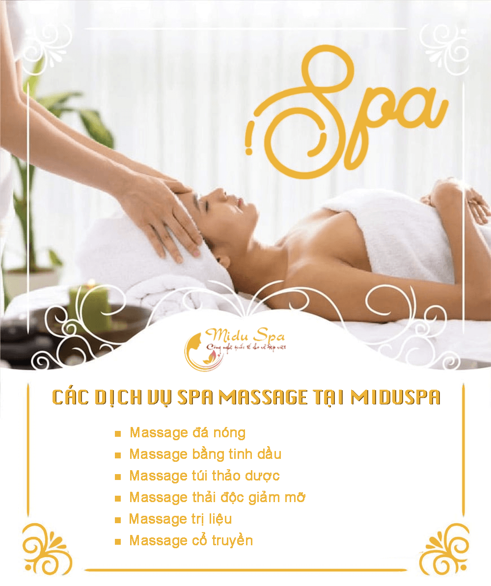 Các dịch vụ spa massage body tốt nhất tại Midu Spa Thủ Đức