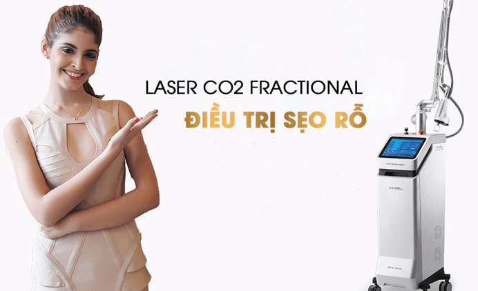 Công nghệ Laser CO2 Fractional điều trị sẹo rỗ hiệu quả