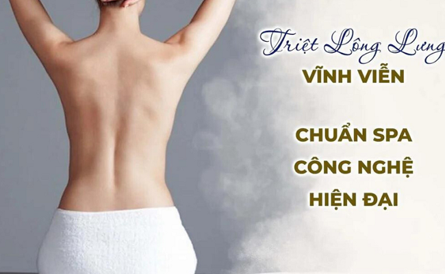 Triệt lông lưng vĩnh viễn Thủ Đức Quận 9