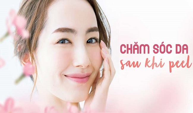 Chăm sóc da sau khi peel
